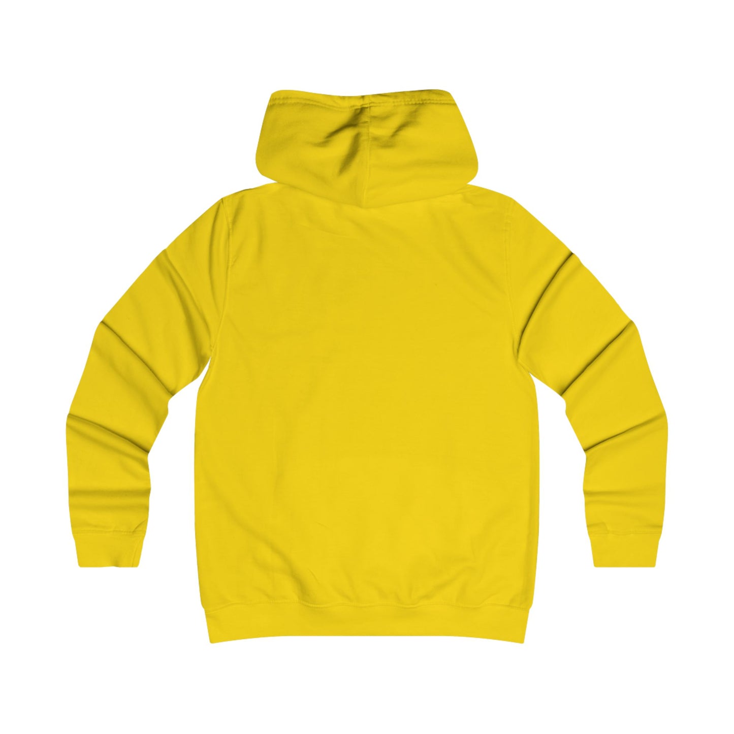 MAGA Queen Hoodie - Bright Yellow College Style Sweatshirt